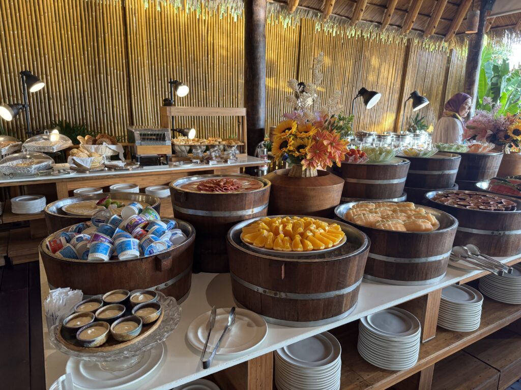 Breakfast with pool view at Phi Phi Coco Beach Resort
