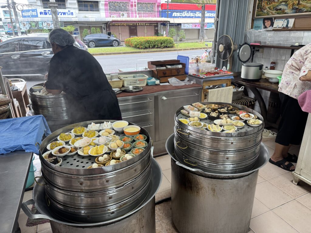 Sai Mei Dim Sum local breakfast in Krabi Town