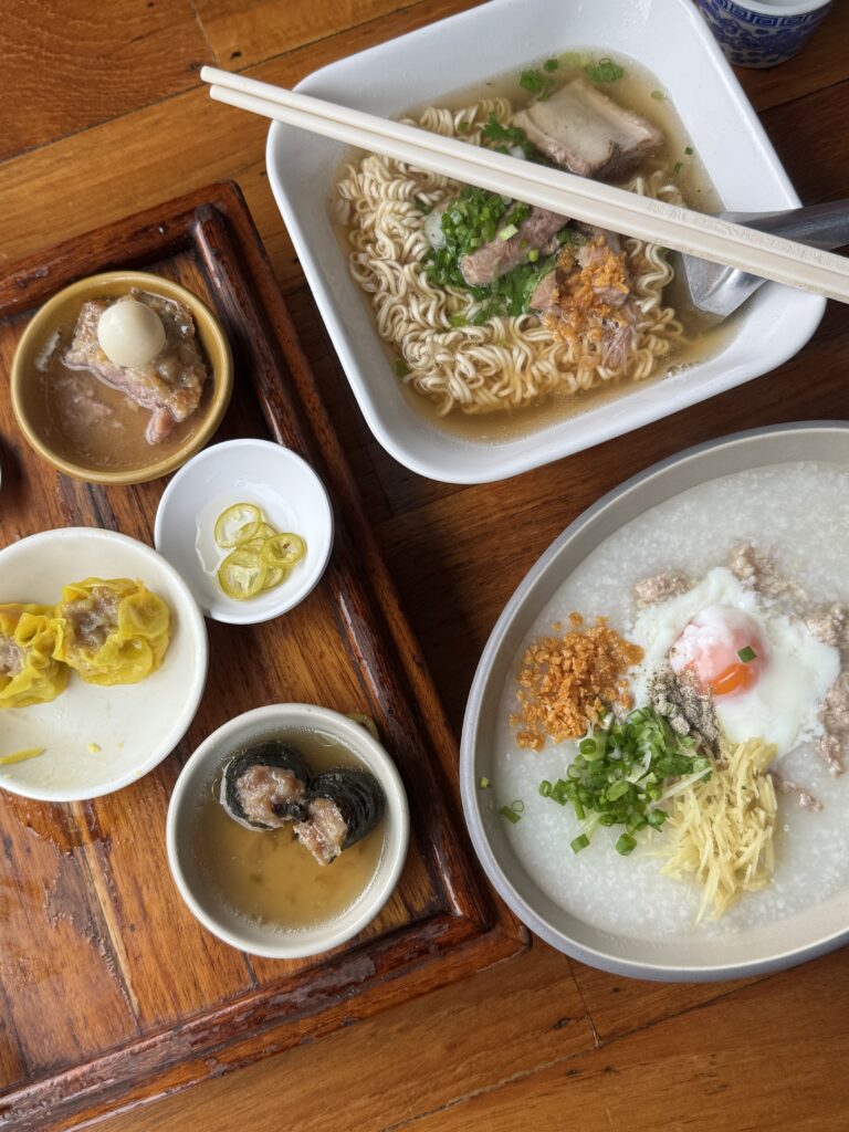 Sai Mei Dim Sum local breakfast in Krabi Town
